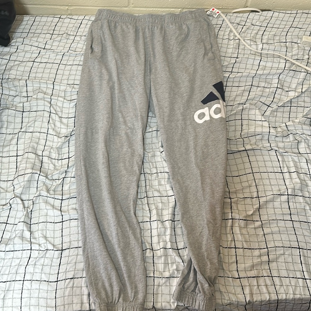 Gray addida sweats